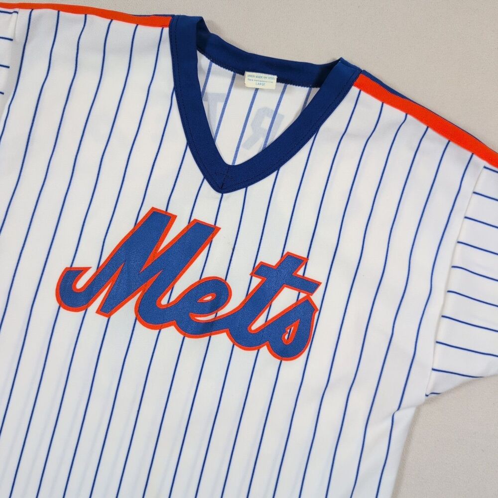 Vintage 80's Empire Sporting Goods NY Mets #8 Gary Carter Jersey Size L MLB